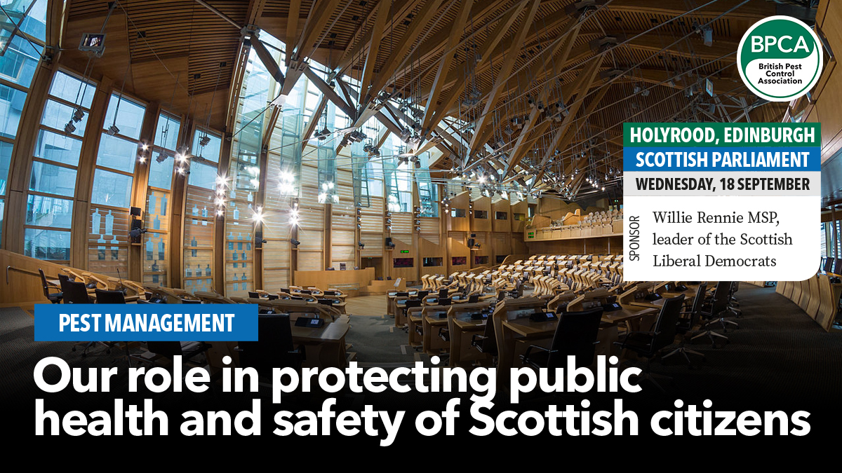 Our role in protecting public Scottish parliment event BPCA